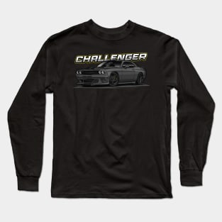 American Muscle Challenger (Gloss Pitch Black) Long Sleeve T-Shirt